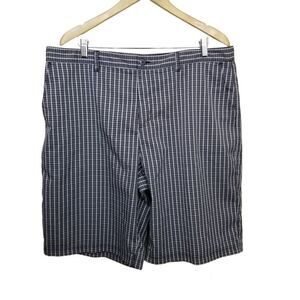 ⛳Adidas Black Plaid Golf Shorts Size 38🏌️‍♂️